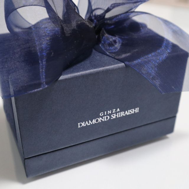 【銀座ダイヤモンドシライシの口コミ】 繊細で控えめなダイヤが可愛かった。派手すぎず、地味すぎずちょうど良い…