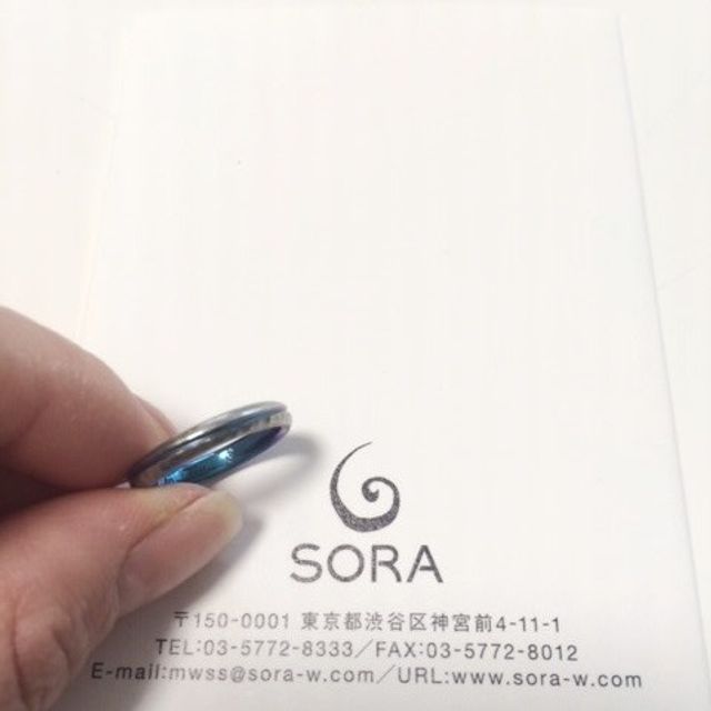 【SORA(ソラ)の口コミ】 一生に1つの結婚指輪だから「想いを込めた指輪」を探していました。
結婚…