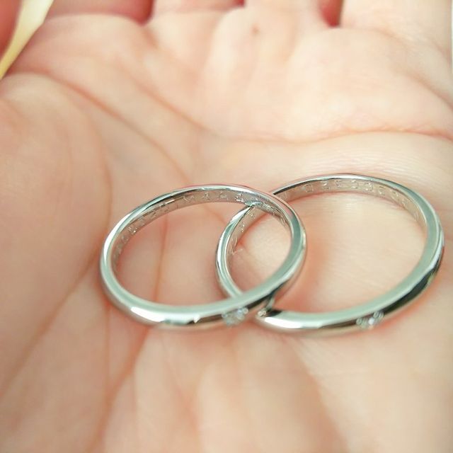 【鎌倉彫金工房の口コミ】 最初は色々既製品を見ましたが、価格とデザインに納得出来ず、自分たちで…