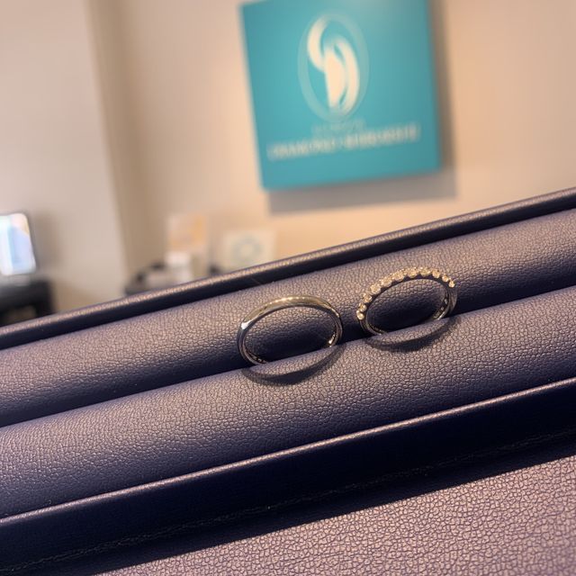 【銀座ダイヤモンドシライシの口コミ】 彼とシンプルなリングにしようと思いお店に伺わせていただきましたが、ダ…