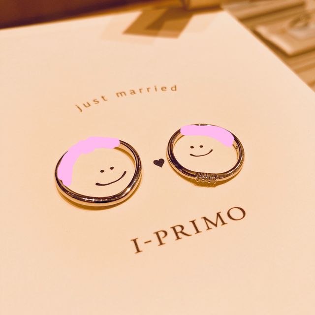 【アイプリモ(I-PRIMO)の口コミ】 最大の決め手はやはりデザインでした。シンプルで細身でダイヤも控えめな…