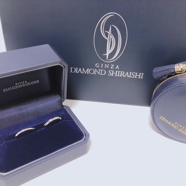 【銀座ダイヤモンドシライシの口コミ】 指輪のつけ心地がほんとによく、指にスッと入ります！
角がなくいたくない…