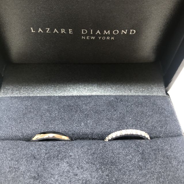 【ラザール ダイヤモンド(LAZARE DIAMOND)の口コミ】 たくさんのお店をまわったのですが、ここのダイヤが1番綺麗で、なおかつデ…