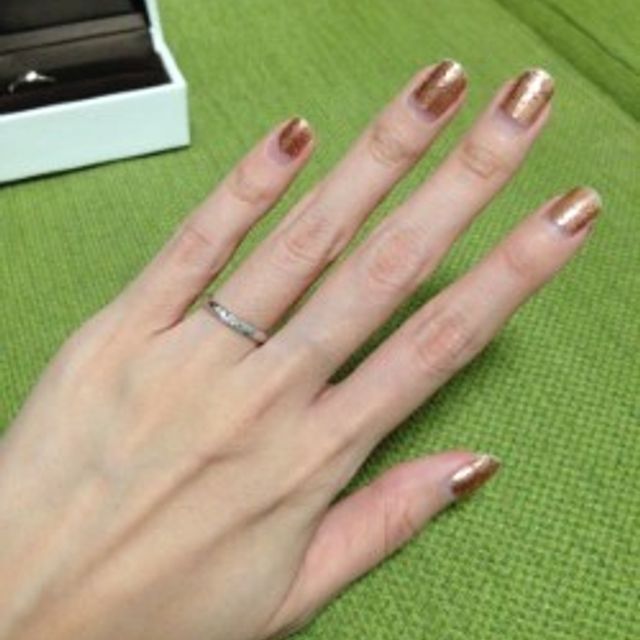 【アイプリモ(I-PRIMO)の口コミ】 指輪を実際に着用した時に自分の手に一番しっくりくるデザインだったこと…