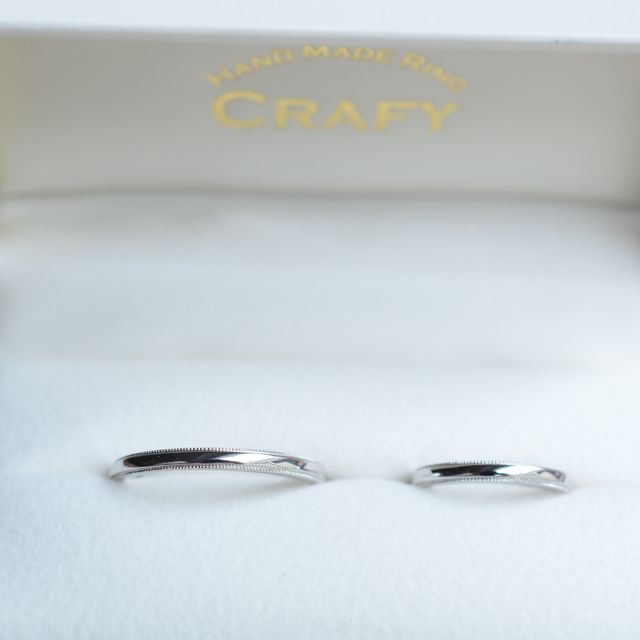 【CRAFY(クラフィ)の口コミ】 既製品やブランドものにはあまり興味がなく、二人で大事に作りたいと話し…