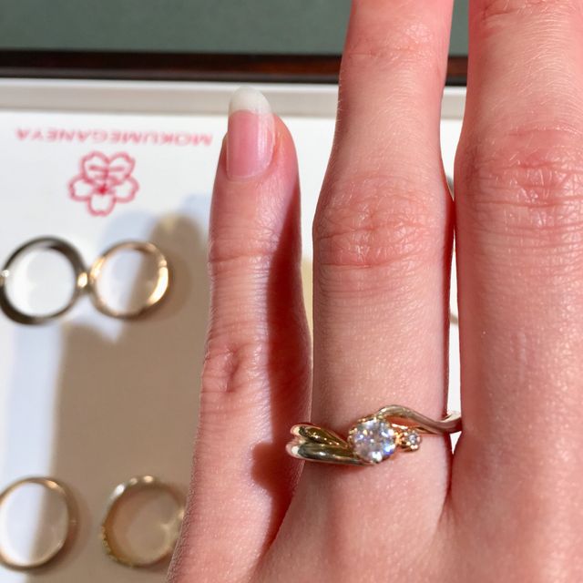 【杢目金屋(もくめがねや)の口コミ】 とても可愛らしく、あまりないデザインで、友人とデザインが被ったりする…