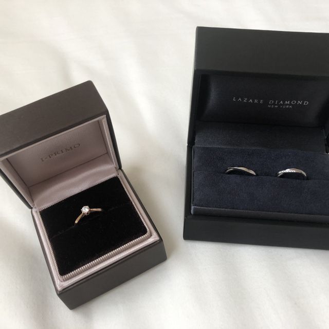 【アイプリモ(I-PRIMO)の口コミ】 試着した時にこれ！と思いました。
横から見ても、ダイヤが埋め込まれてい…