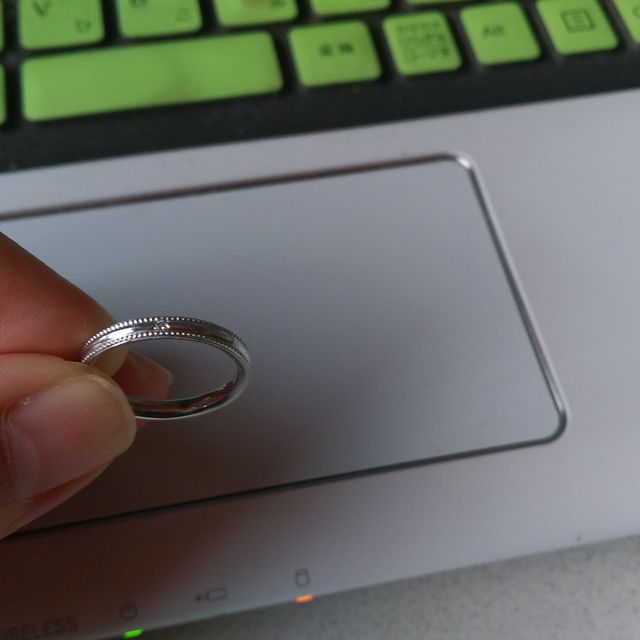 【canal4℃(カナルヨンドシー)の口コミ】 シンプルなものがいいという私のリクエストを元に、旦那さんがデザインを…