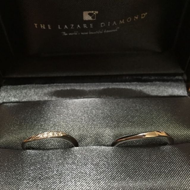 【ラザール ダイヤモンド(LAZARE DIAMOND)の口コミ】 店員さんの対応がとても丁寧かつ、指輪の良さの説明も大変分かりやすく、…