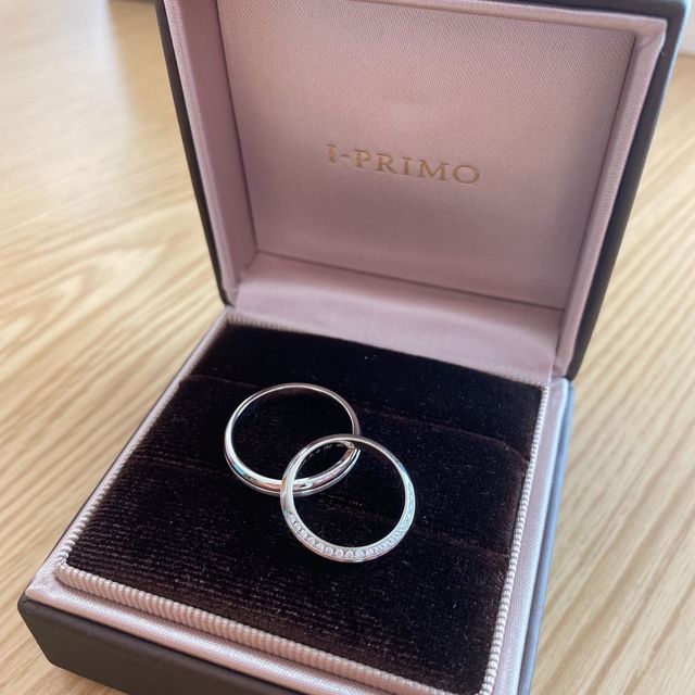 【アイプリモ(I-PRIMO)の口コミ】 ダイヤ無しや一粒のものも見たが、一生に一度の買物であり、歳を重ねてい…