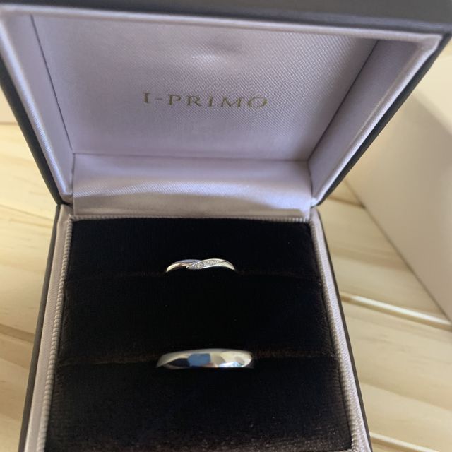 【アイプリモ(I-PRIMO)の口コミ】 プロポーズの時アイプリモさんの婚約指輪頂いて、重ね付けをしたいと思い…