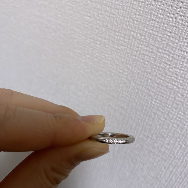 【銀座ダイヤモンドシライシの口コミ】 指輪のデザインが可愛らしく、広告をみて最初からこの指輪がいいなと思っ…