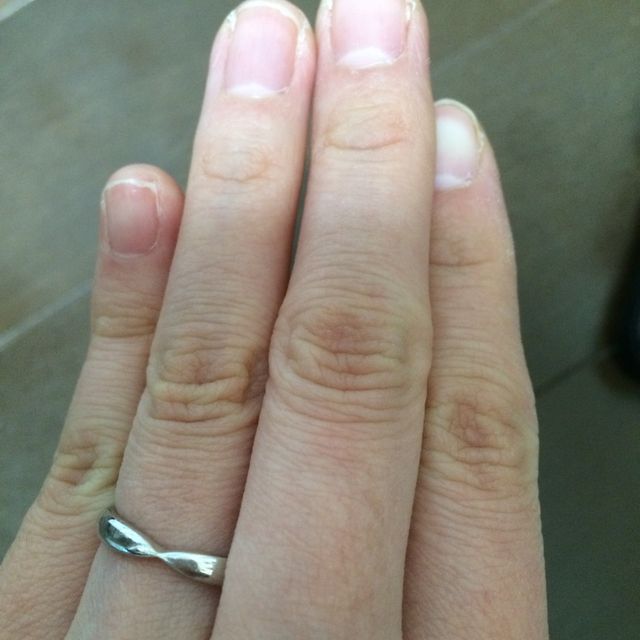 【ティファニー(Tiffany & Co.)の口コミ】 婚約指輪にティファニーをもらっていたので、結婚指輪もティファニーで買…