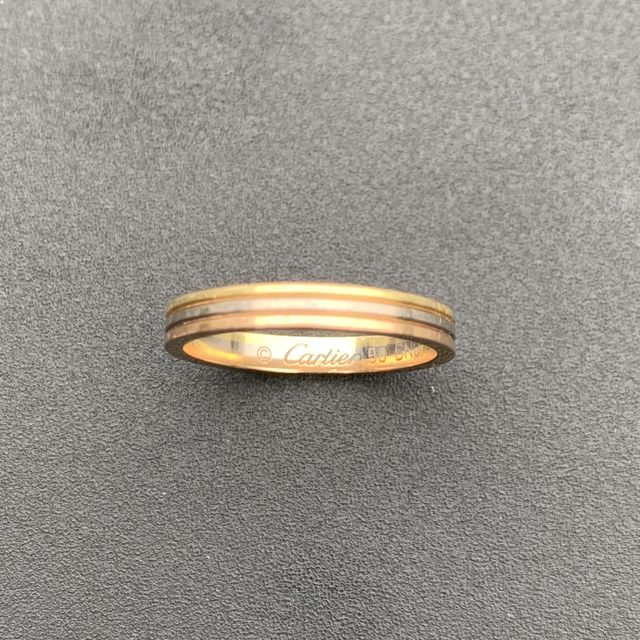 【カルティエ(Cartier)の口コミ】 ３色ゴールドの程よい存在感が選んだ決め手でした。主観ですが、デザイン…