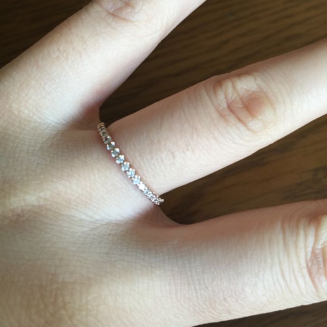 【ジュエリーツツミ(JEWELRY TSUTSUMI)の口コミ】 旦那さんが結婚前に婚約指輪としてプレゼントしてくれました。決めてはや…