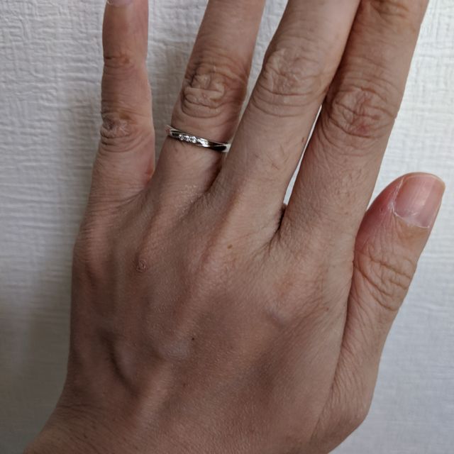 【アイプリモ(I-PRIMO)の口コミ】 ウェーブがかかったデザインは初めてだったのですが、意味合いもステキで…