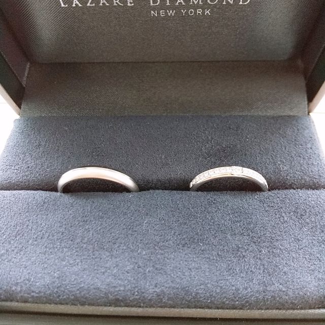 【ラザール ダイヤモンド(LAZARE DIAMOND)の口コミ】 指輪のデザイン、価格、店員さんの対応でラザールに決めました。まず輝く…