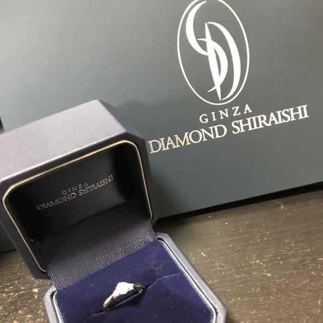 【銀座ダイヤモンドシライシの口コミ】 ダイヤを先にプロポーズでいただいていたため、あとはデザインのみきめま…