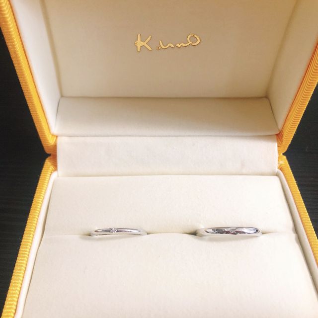 【ケイウノ ブライダル(K.UNO BRIDAL)の口コミ】 元々シンプルなものが希望でしたが、希望のアレンジが可能で裏にデザイナ…