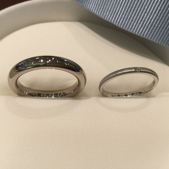 【【閉業】フラー・ジャコー(FURRER-JACOT)の口コミ】 最初は、付けている感覚がない様な細い指輪が良かったが、付けてみると存…