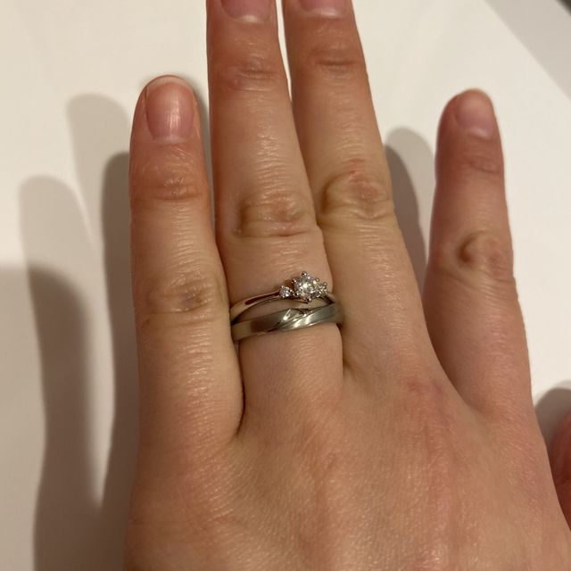 【COLANY(コラニー)の口コミ】 私が、彼がつけるものと私がつけるものが全く一緒のデザインがいいという…