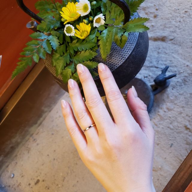 【RosettE(ロゼット)の口コミ】 指輪のデザインと指輪に込められた由来をきいてとても綺麗だと思ったのと…