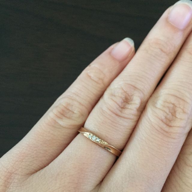 【Tis(ティス)の口コミ】 ピンクゴールドの指輪が欲しかったのですが、あまり他のブランドでも種類…