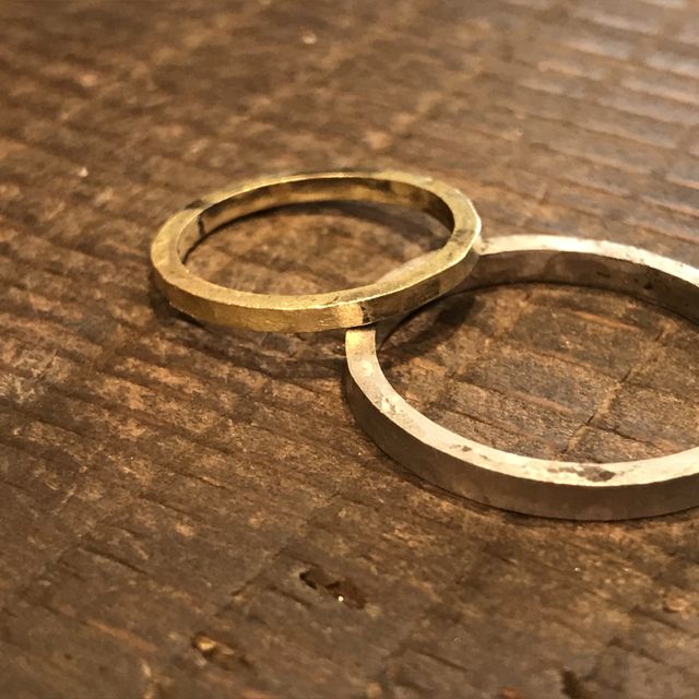 【鎌倉彫金工房の口コミ】 素材、色、デザインを選ぶところから楽しかった！
全くの棒の状態から製作…