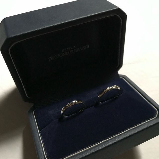 【銀座ダイヤモンドシライシの口コミ】 二人とも毎日つけるということと、普段からシルバーアクセサリーが好きな…