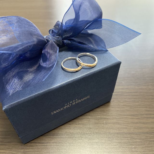 【銀座ダイヤモンドシライシの口コミ】 デザインに一目惚れして決めました。最初は試着する程度で、購入は色んな…