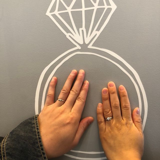 【【閉業】フラー・ジャコー(FURRER-JACOT)の口コミ】 指輪の決め手はデザイン性とつけ心地です。また、彼から貰った婚約指輪と…