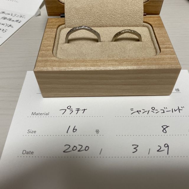 【uchimari(ウチマリ)の口コミ】 素材や色味、デザインを考えて手作りすることで世界で一つの指輪ができ、…