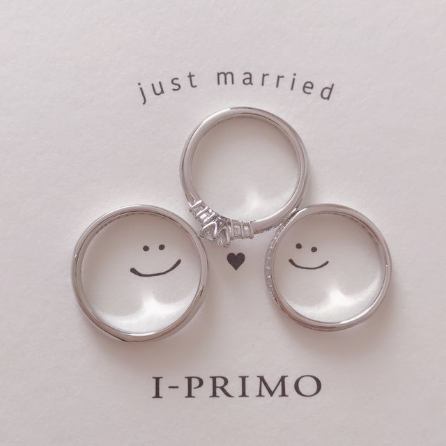 【アイプリモ(I-PRIMO)の口コミ】 店頭で見たいと思っていましたが、入籍日に指輪が手元に欲しかったので急…