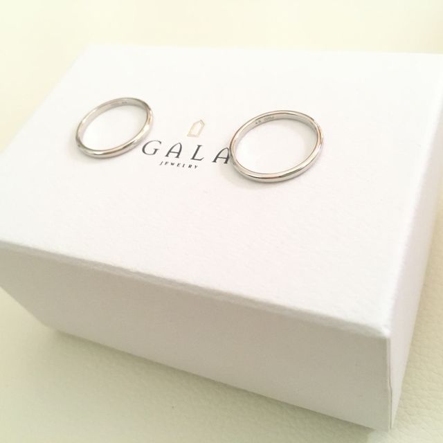【GALA JEWELRY(ガラジュエリー)の口コミ】 希望する指輪のデザインは、シンプルなプラチナの指輪と決めていて、なる…