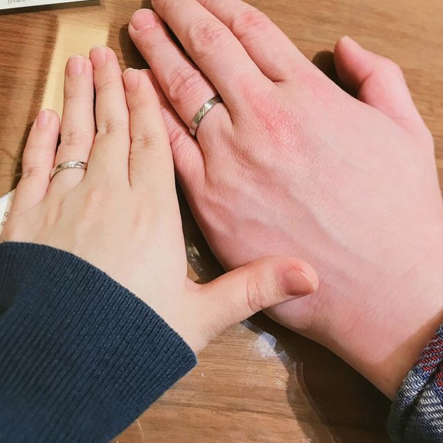 【FISCHER(フィッシャー)の口コミ】 結婚指輪はシンプルなものがいいなと思っていて、旦那がここのブランドの…