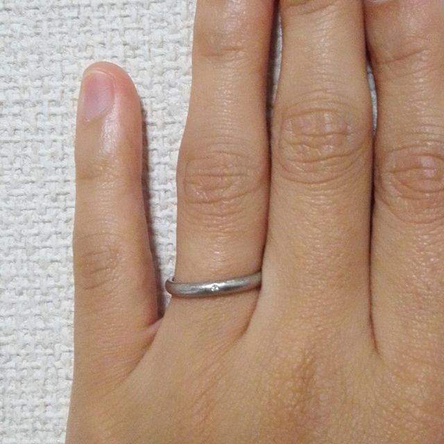 【Rauschmayer(ラウシュマイヤー)の口コミ】 夫が仕事で重いものを持ったりする仕事で同僚が指輪が変形したと聞いて、…