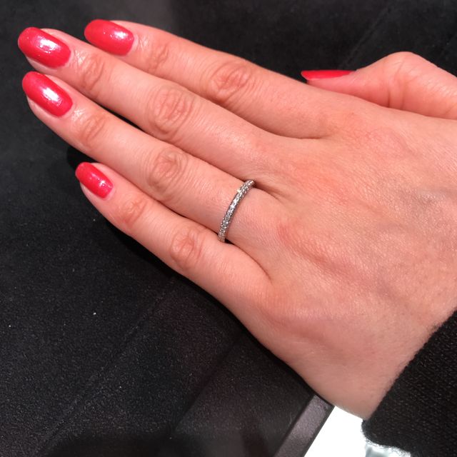 【ティファニー(Tiffany & Co.)の口コミ】 最初は予算15万円と思って色々と試着していましたが、いまいちピンとくる…