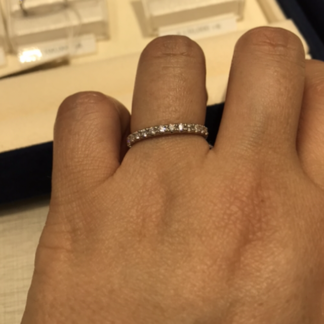 【Ponte Vecchio(ポンテヴェキオ)の口コミ】 プラチナのエタニティが欲しくて、高島屋のジュエリーコーナーを歩いてい…