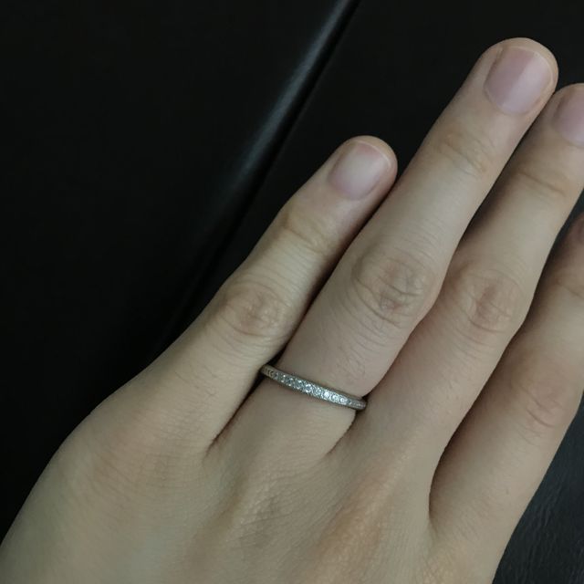 【エクセルコダイヤモンド(EXELCO DIAMOND)の口コミ】 ストレートタイプで、細くて指あたりの良いものを選びました。内甲になっ…