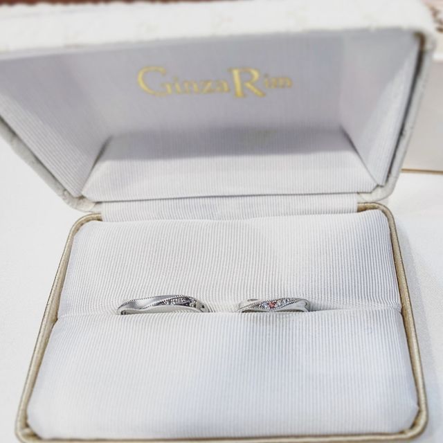 【Ginza Rim(銀座リム)の口コミ】 V字デザインがとっても美しく、サイズ感、デザイン、スタッフ、アレンジの…