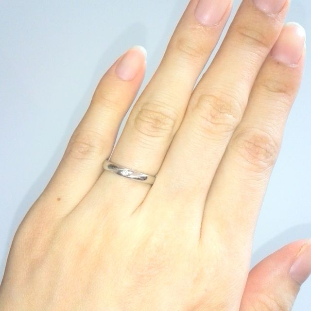 【ラザール ダイヤモンド(LAZARE DIAMOND)の口コミ】 日常的に指にはめていたかったので、あまり派手すぎず、ダイヤモンドのつ…