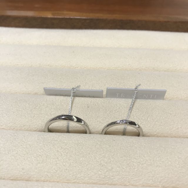 【TRECENTI(トレセンテ)の口コミ】 ペア感があって、ダイヤの光がきれいでとてもすてきでした！ストレートだ…