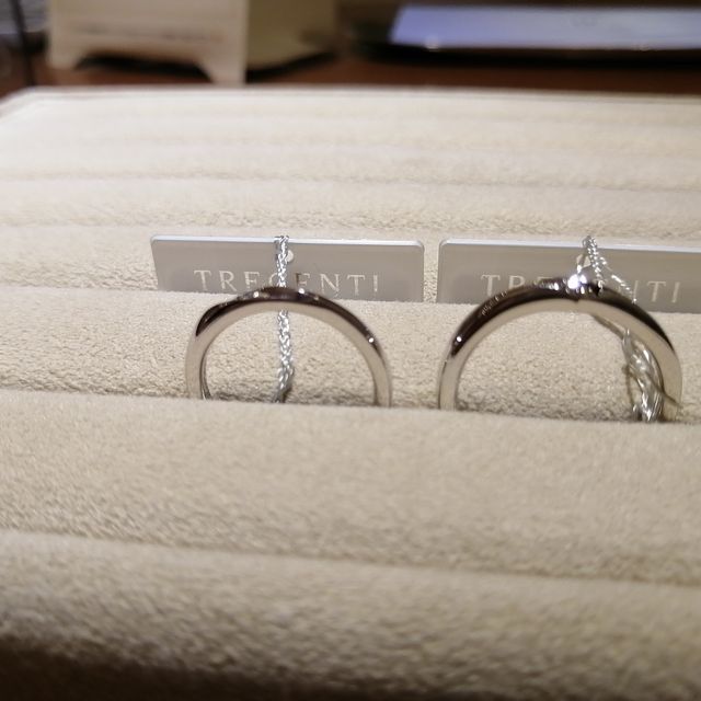 【TRECENTI(トレセンテ)の口コミ】 内甲丸加工で付け心地がよく、とてもフィットする指輪でした。シンプルな…