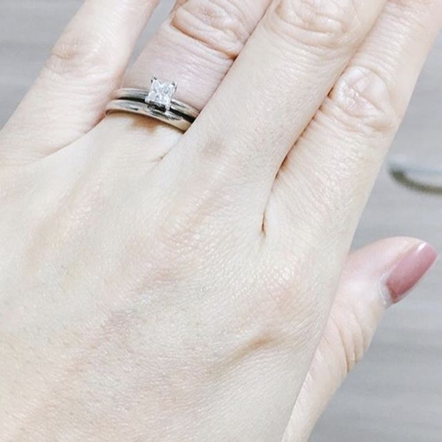 【Joie de treat.(ジョア・ドゥ・トリート)の口コミ】 結婚指輪はシンプルだけど、人とは違う個性が出るものが良いと考えていま…