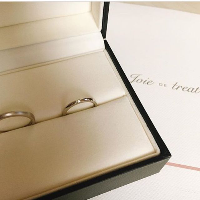 【Joie de treat.(ジョア・ドゥ・トリート)の口コミ】 結婚指輪はシンプルだけど、人とは違う個性が出るものが良いと考えていま…