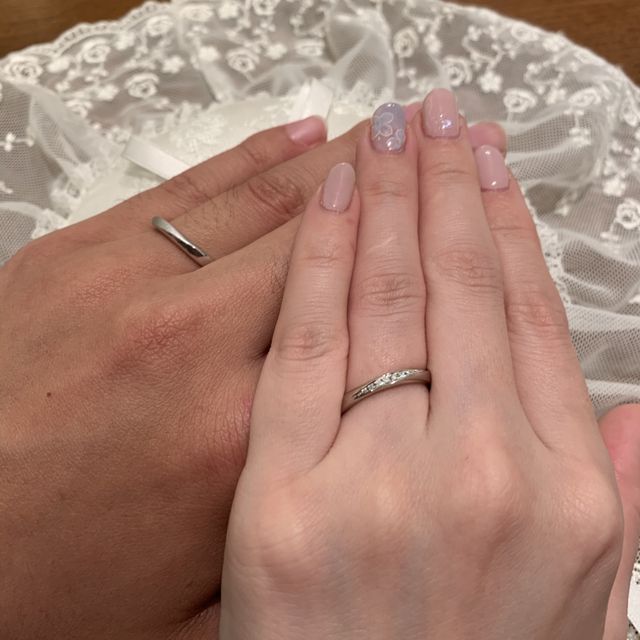 【TRECENTI(トレセンテ)の口コミ】 以前に1人でふらっと立ち寄った際に一番最初に気に入ったデザインで、2人…