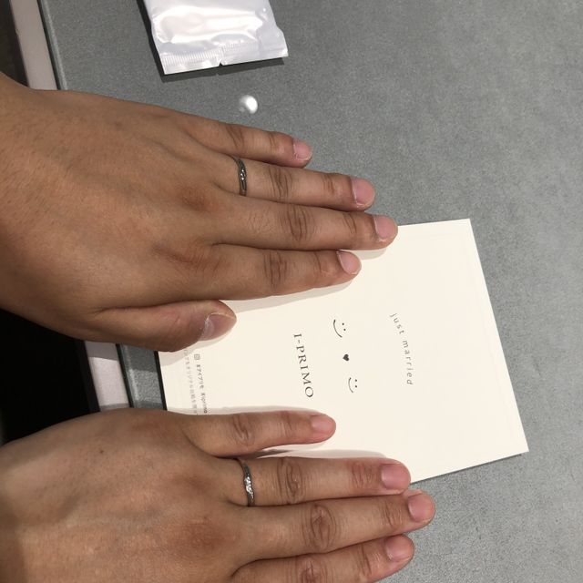 【アイプリモ(I-PRIMO)の口コミ】 私たちが結婚指輪として選んだのは、アイプリモさんの"クレメンティ…