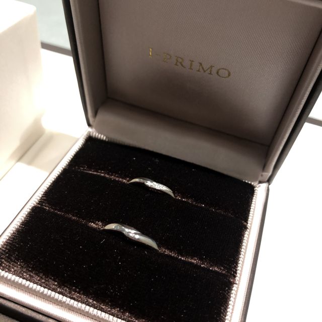 【アイプリモ(I-PRIMO)の口コミ】 私たちが結婚指輪として選んだのは、アイプリモさんの"クレメンティ…