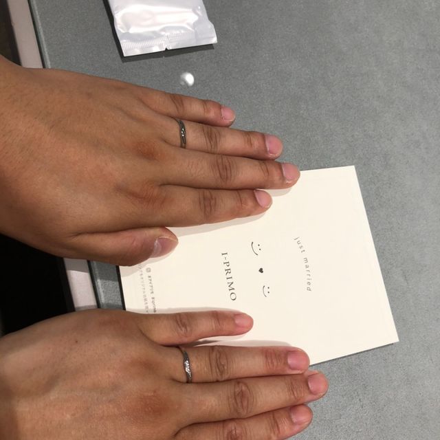 【アイプリモ(I-PRIMO)の口コミ】 デザインは二人で手を取り合っている姿を表しています。
我々が目指す夫婦…