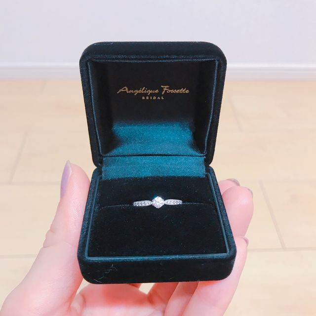 【アンジェリックフォセッテ(Angelique Fossette)の口コミ】 元から欲しいデザインを調べて行ったので早めに決めることができました。…